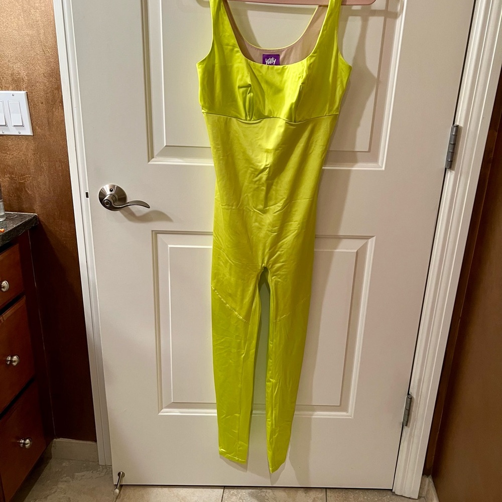 Vibrant Lime Green  Jumpsuit